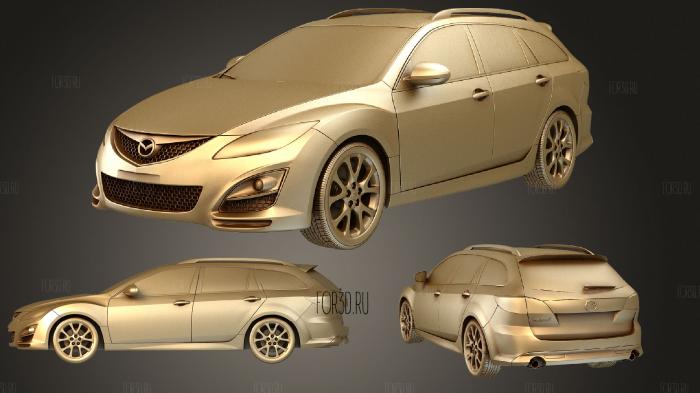 Mazda 6 Wagon 2011 stl model for CNC